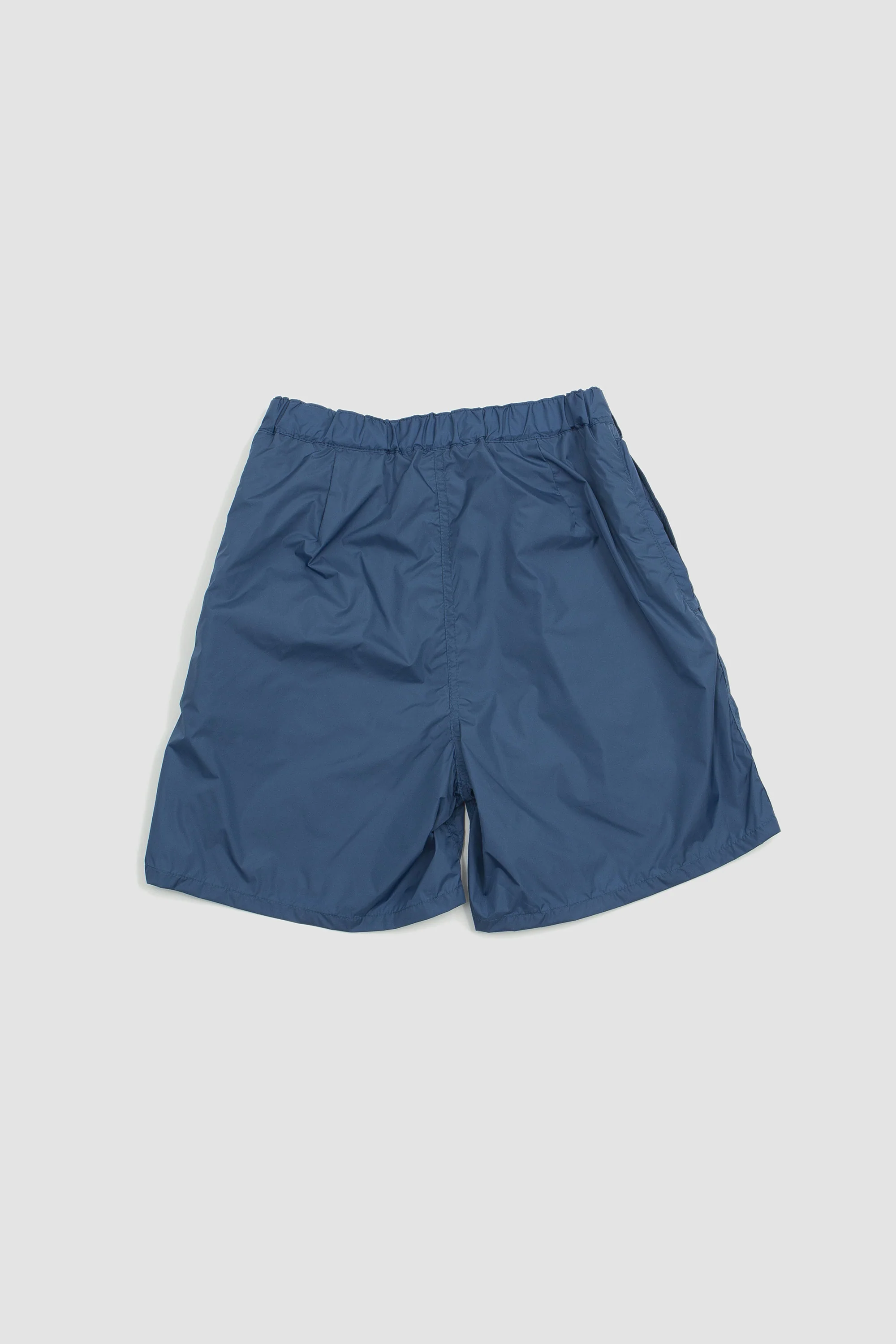 One Pleat Athletic Shorts Blue - Image 5