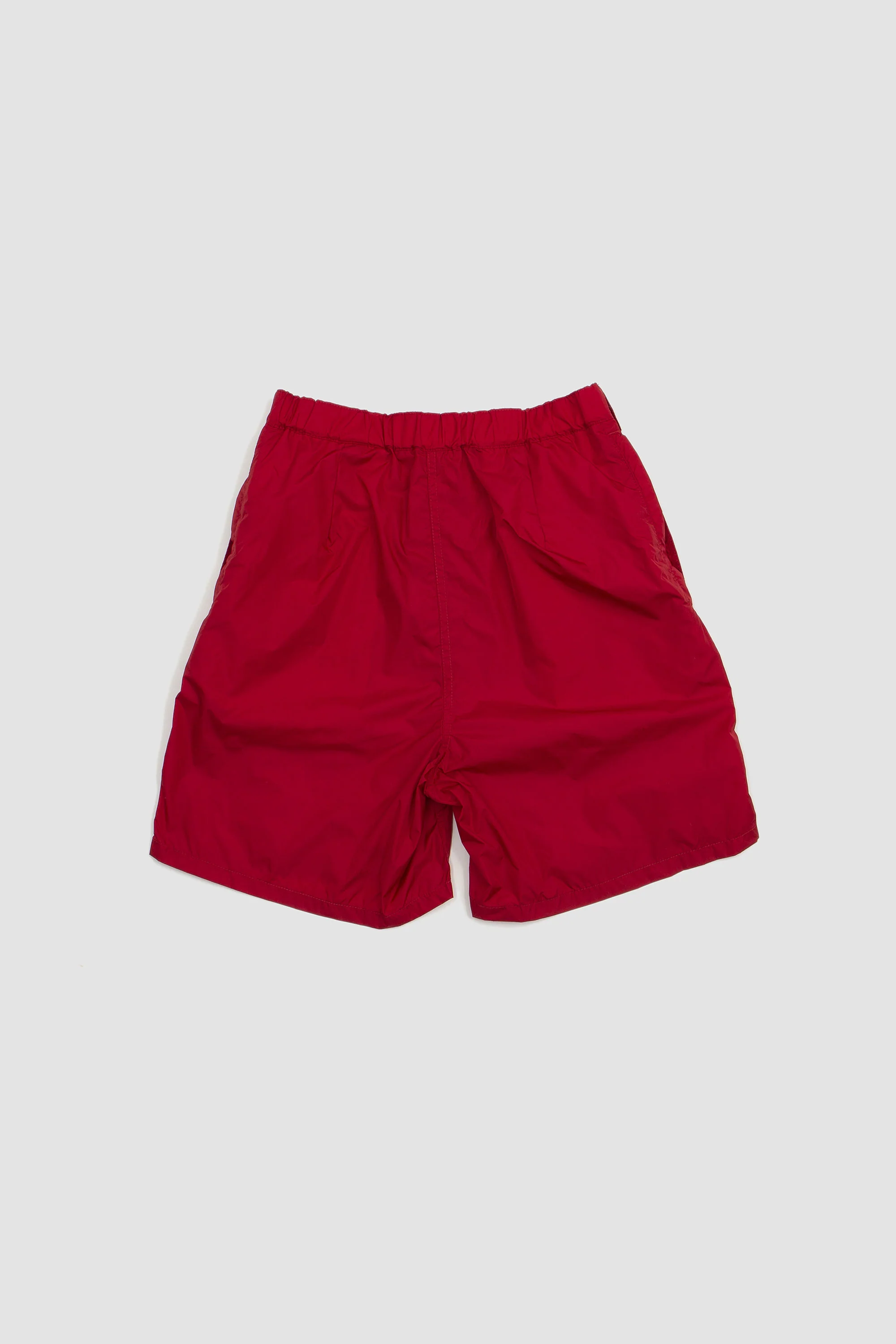 One Pleat Athletic Shorts Red - Image 5