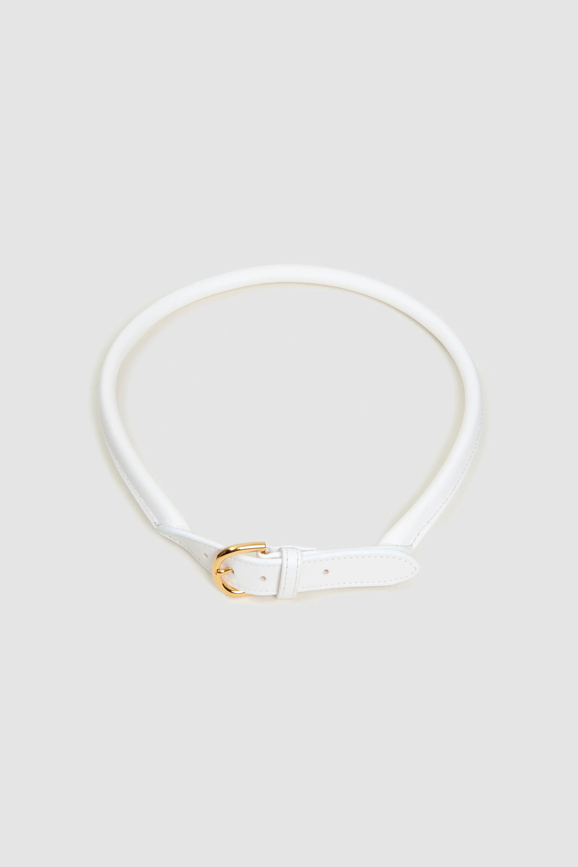 Leather Belt White - Image 6