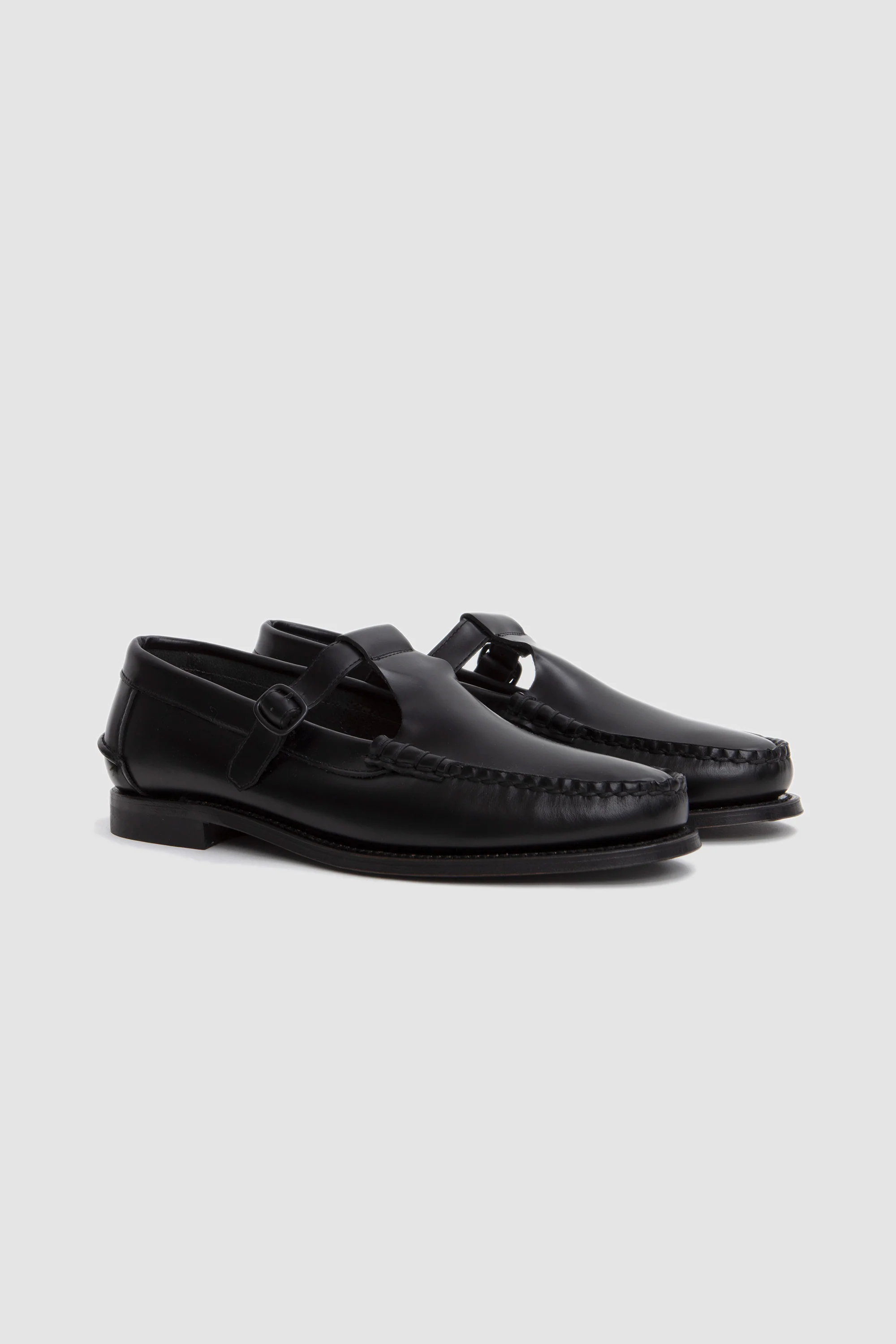 Alber T-Bar Loafer Black - Image 3