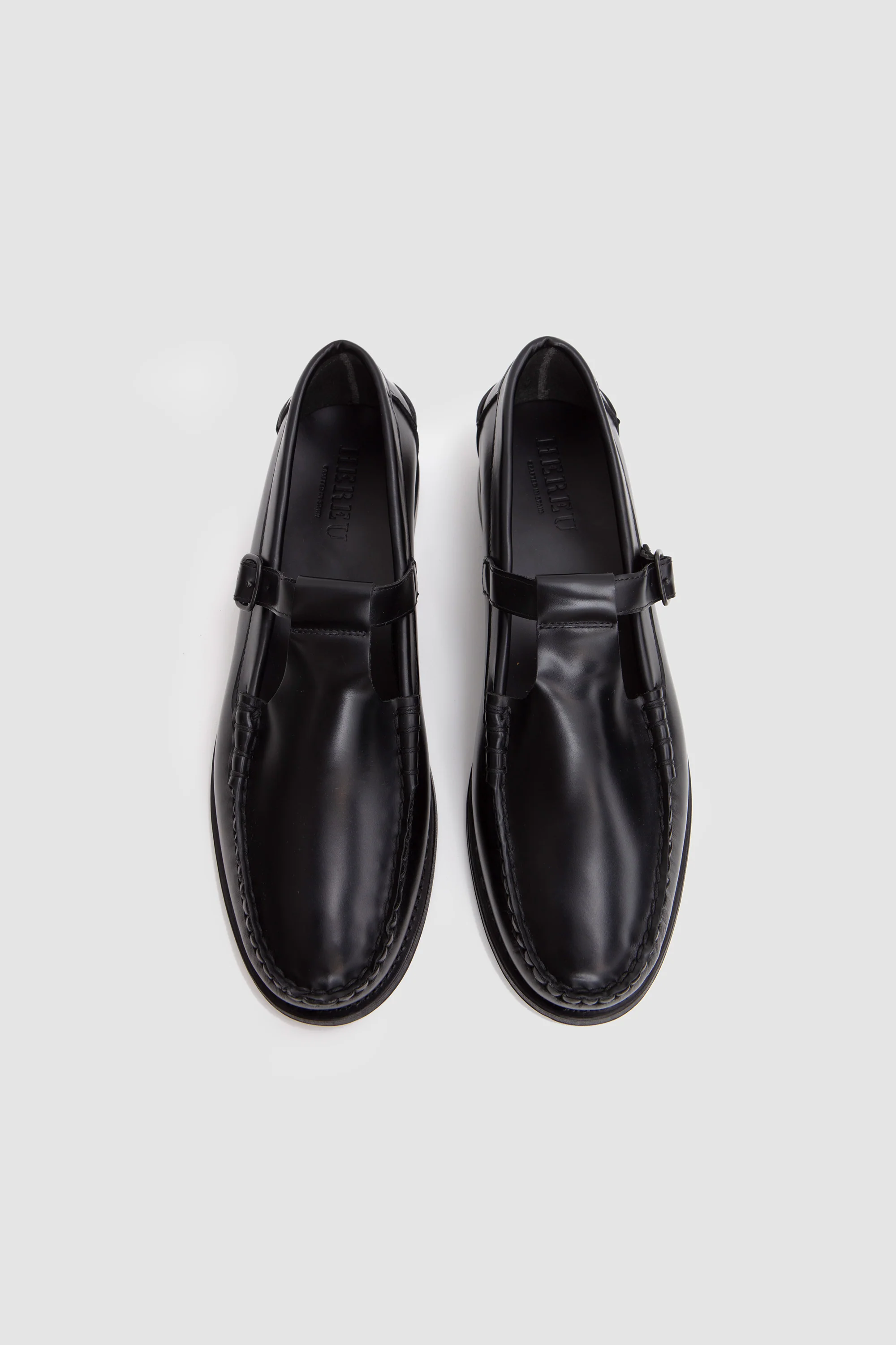 Alber T-Bar Loafer Black - Image 4