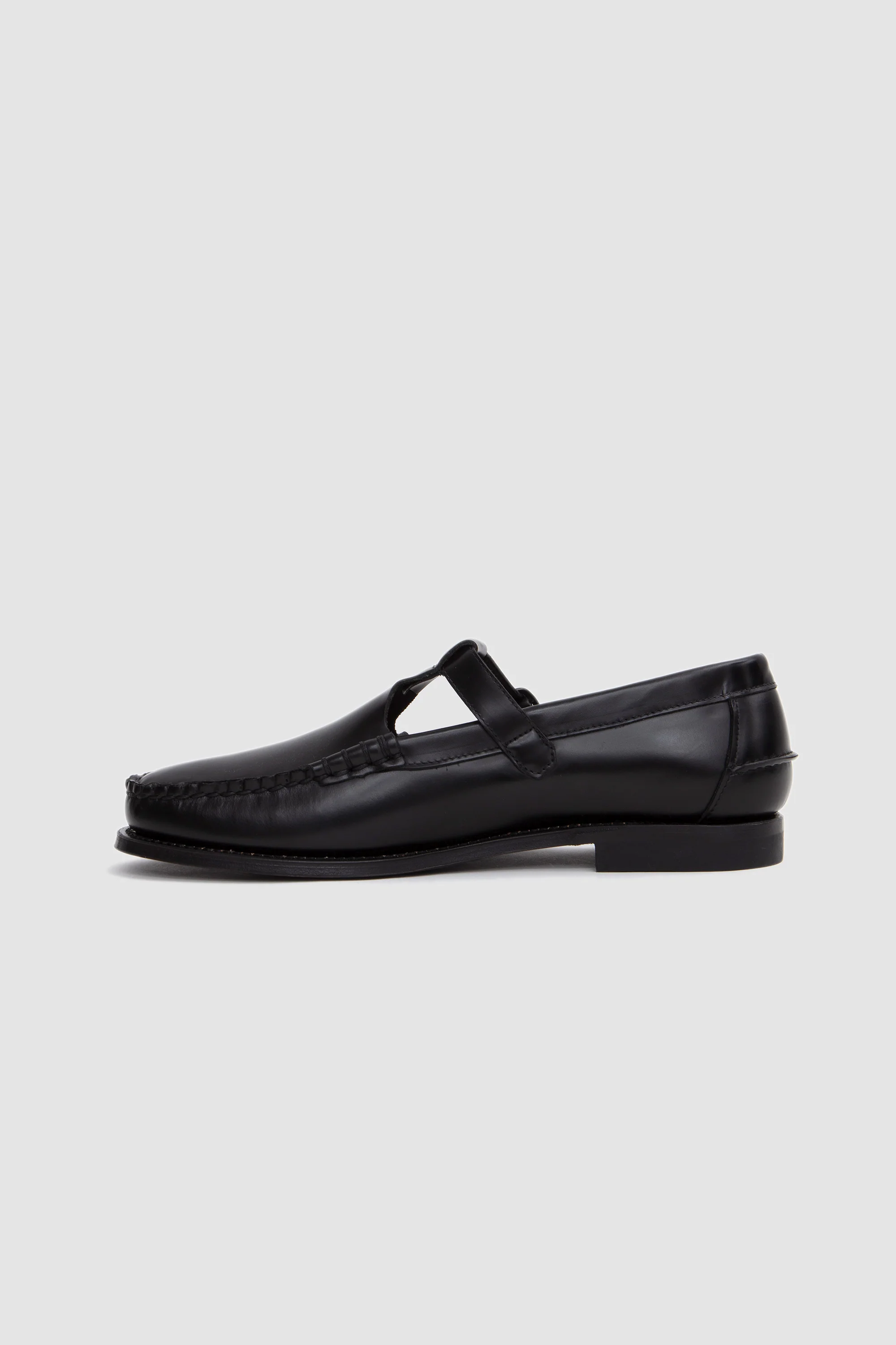 Alber T-Bar Loafer Black - Image 5