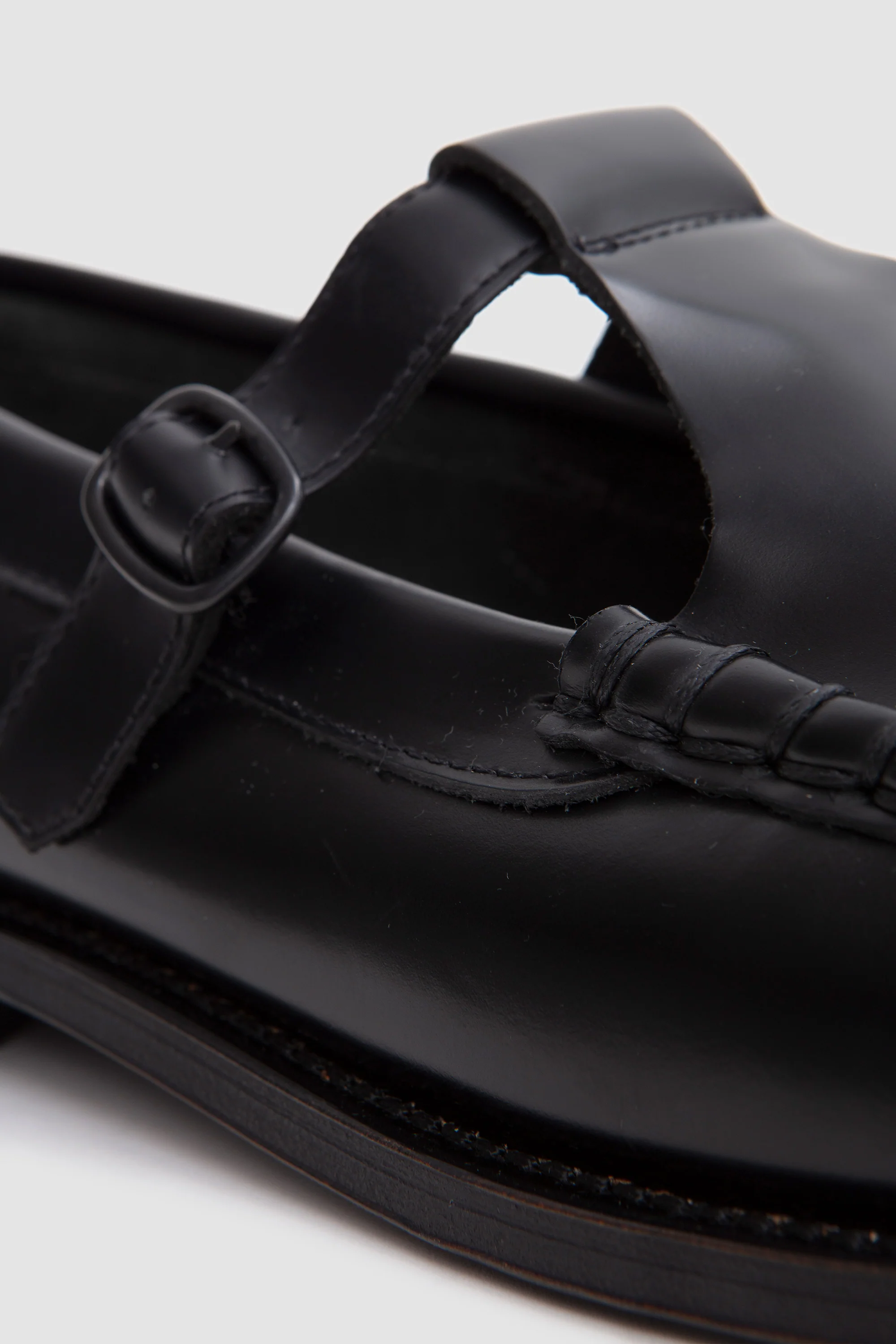 Alber T-Bar Loafer Black - Image 7