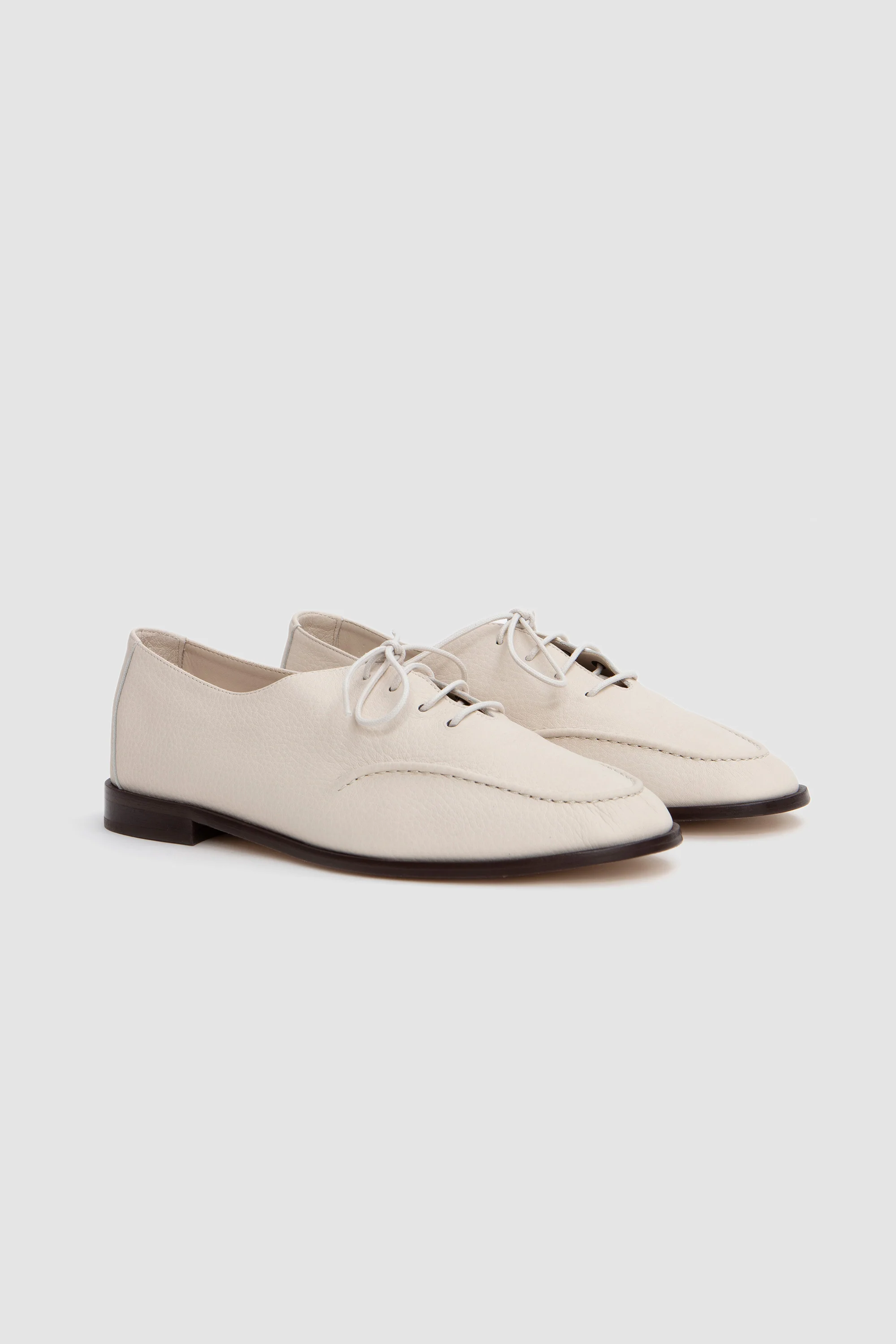 Juliol Lace Up Loafer Ivory - Image 3