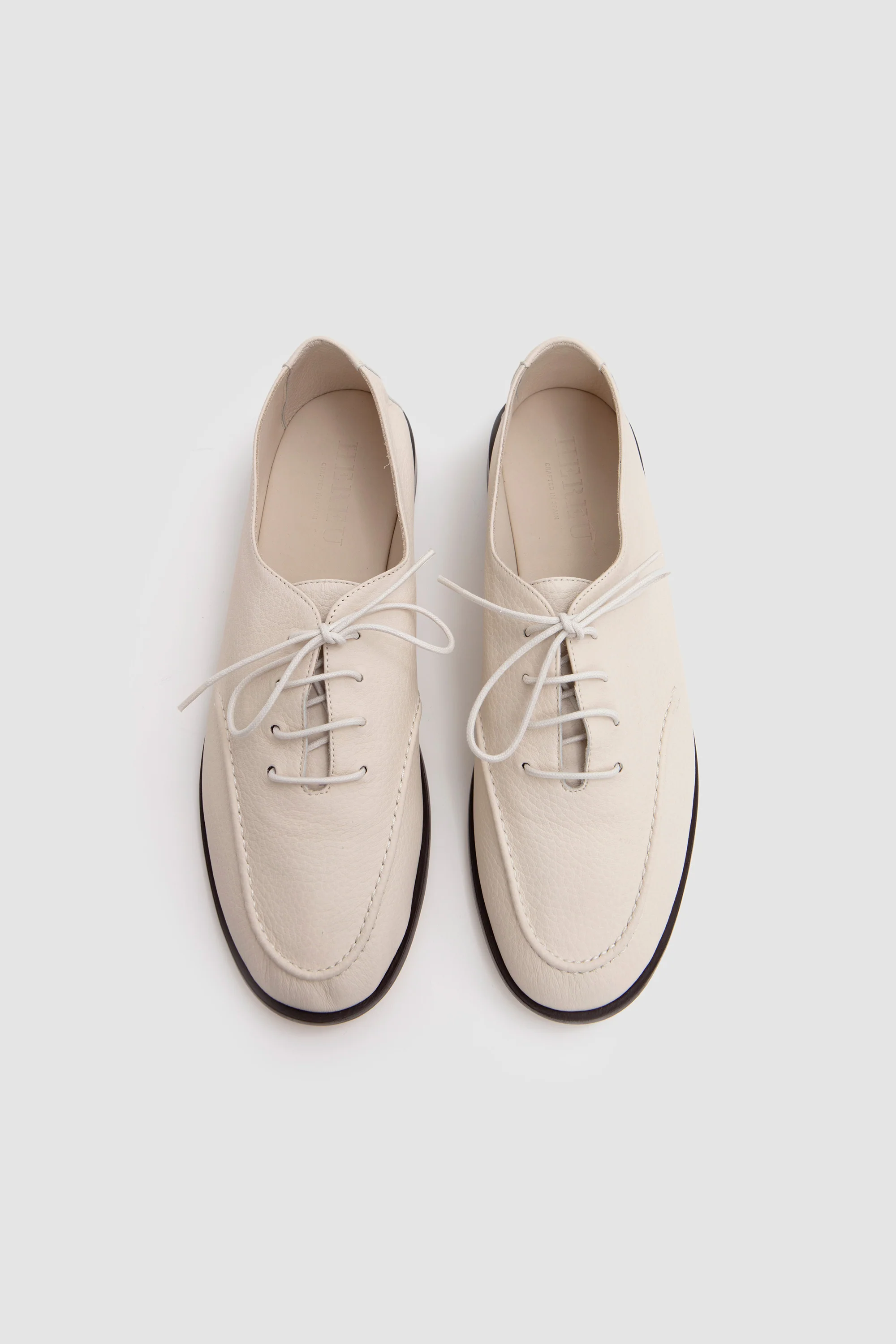 Juliol Lace Up Loafer Ivory - Image 4