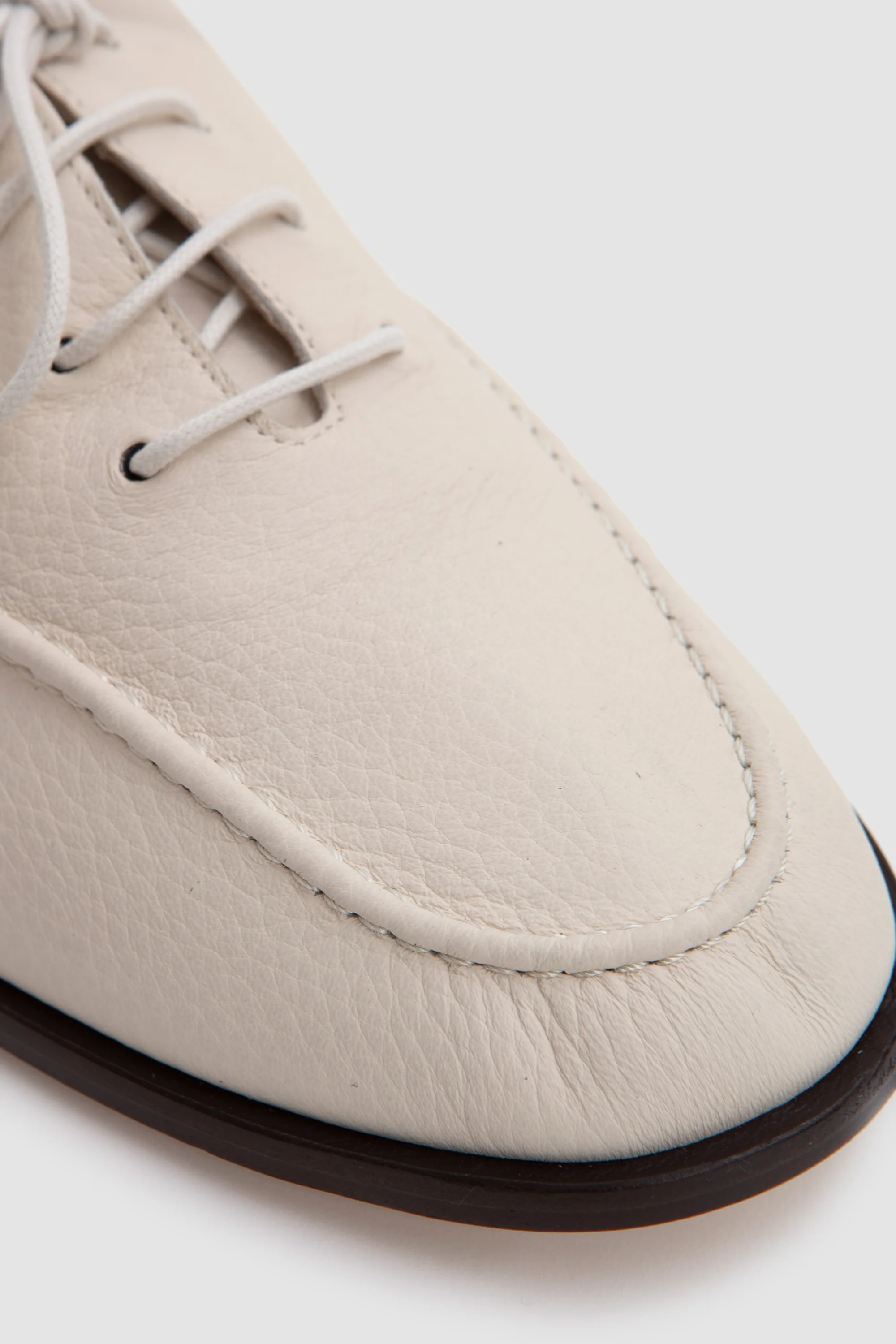 Juliol Lace Up Loafer Ivory - Image 6