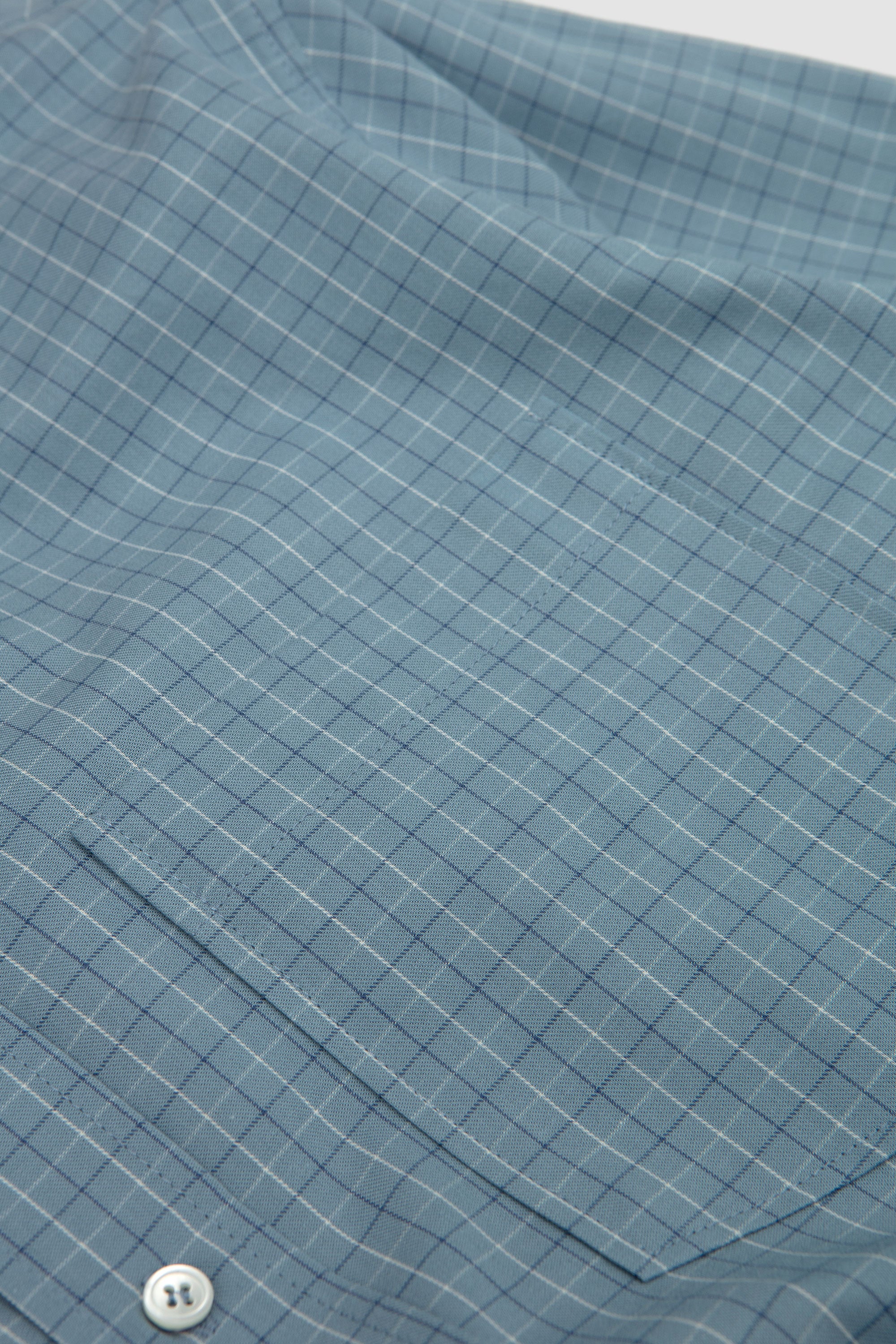 Theo Shirt Blue Check - Image 4