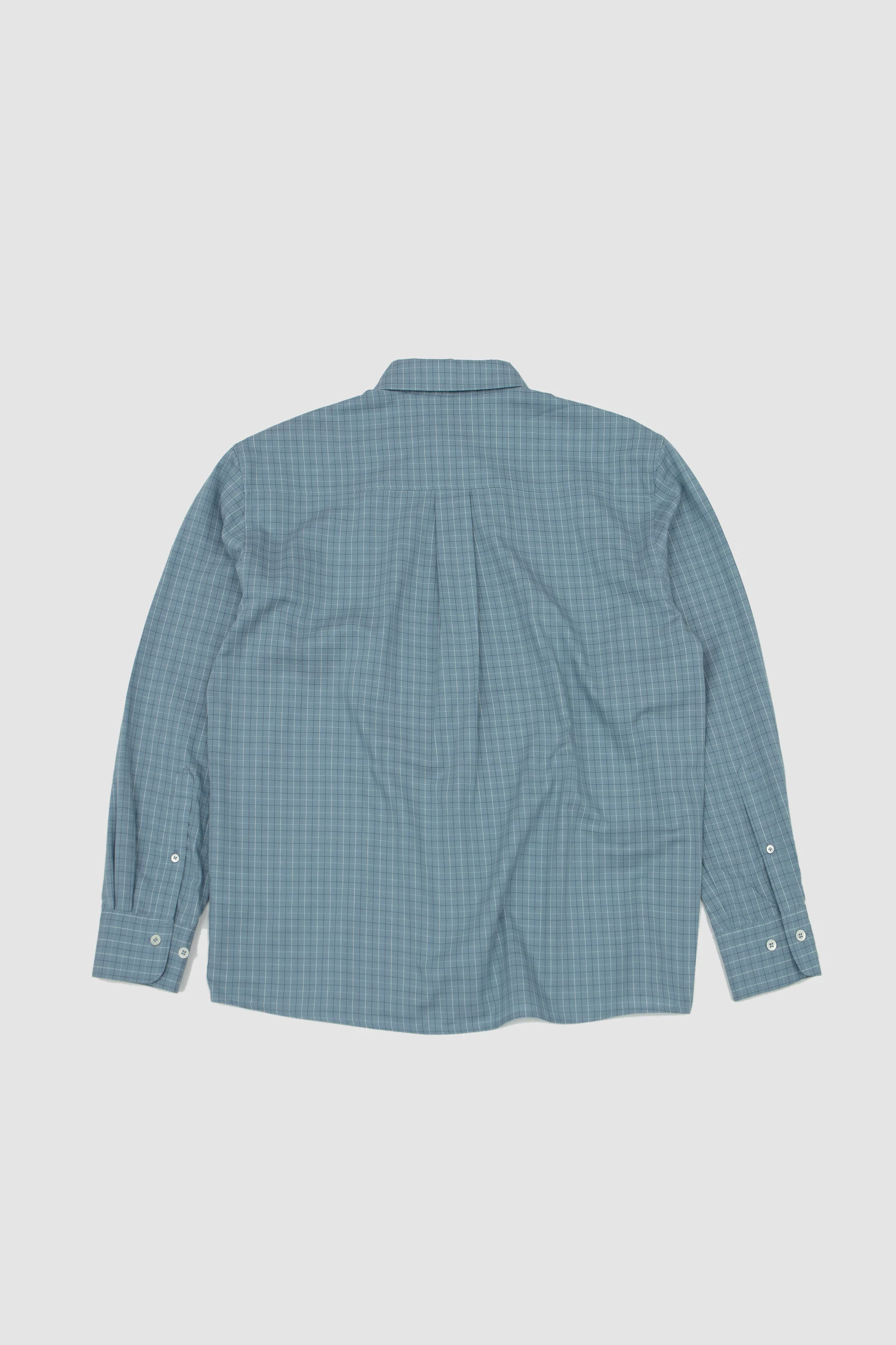 Theo Shirt Blue Check - Image 5