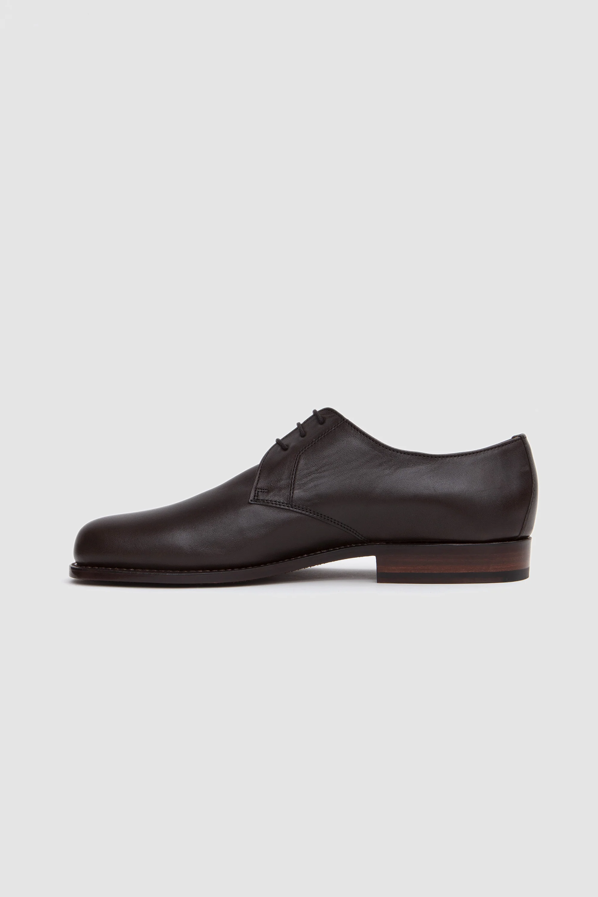 Derby Shoes Horse Fronts Mocca - Image 5