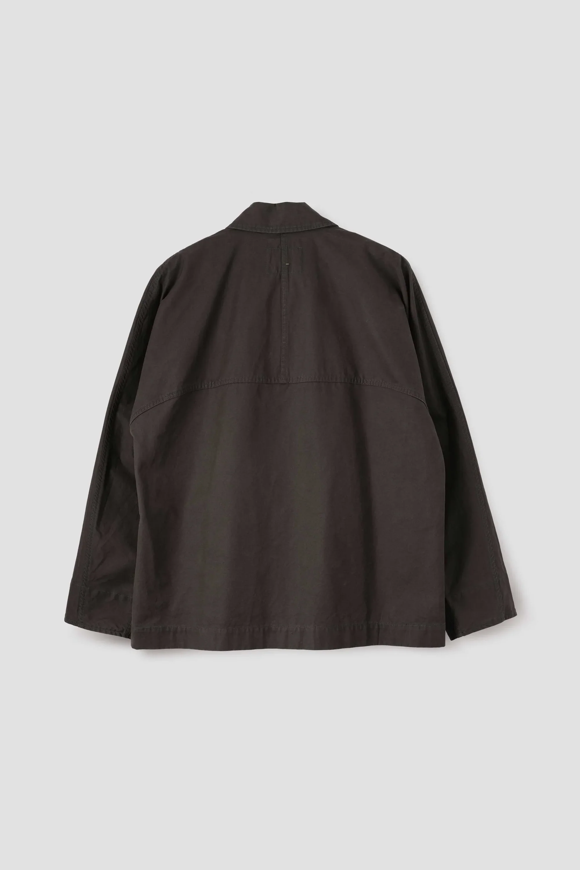 Raglan Jacket Plain Cotton Drill Ebony - Image 6