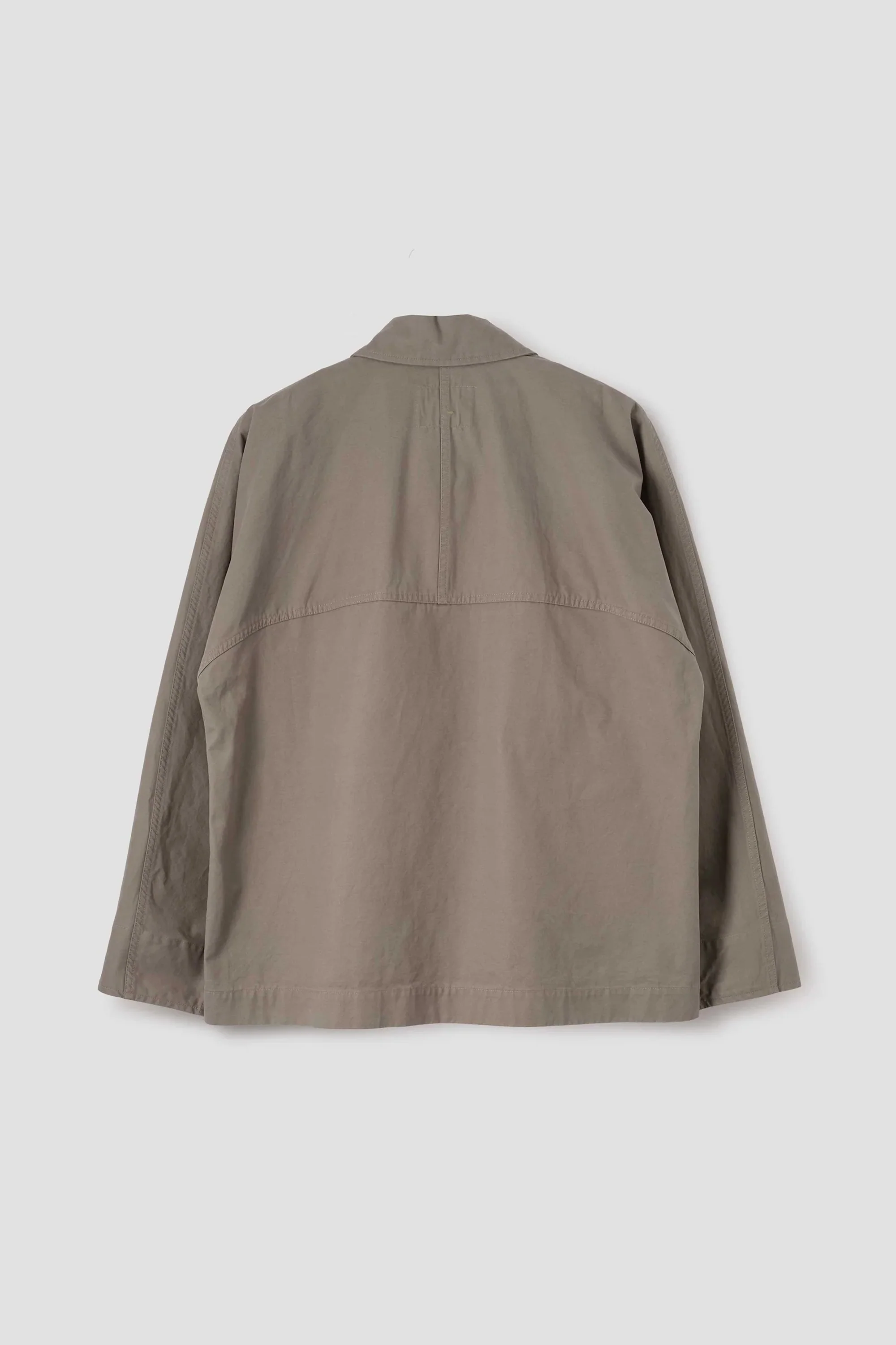 Raglan Jacket Plain Cotton Drill Taupe - Image 6