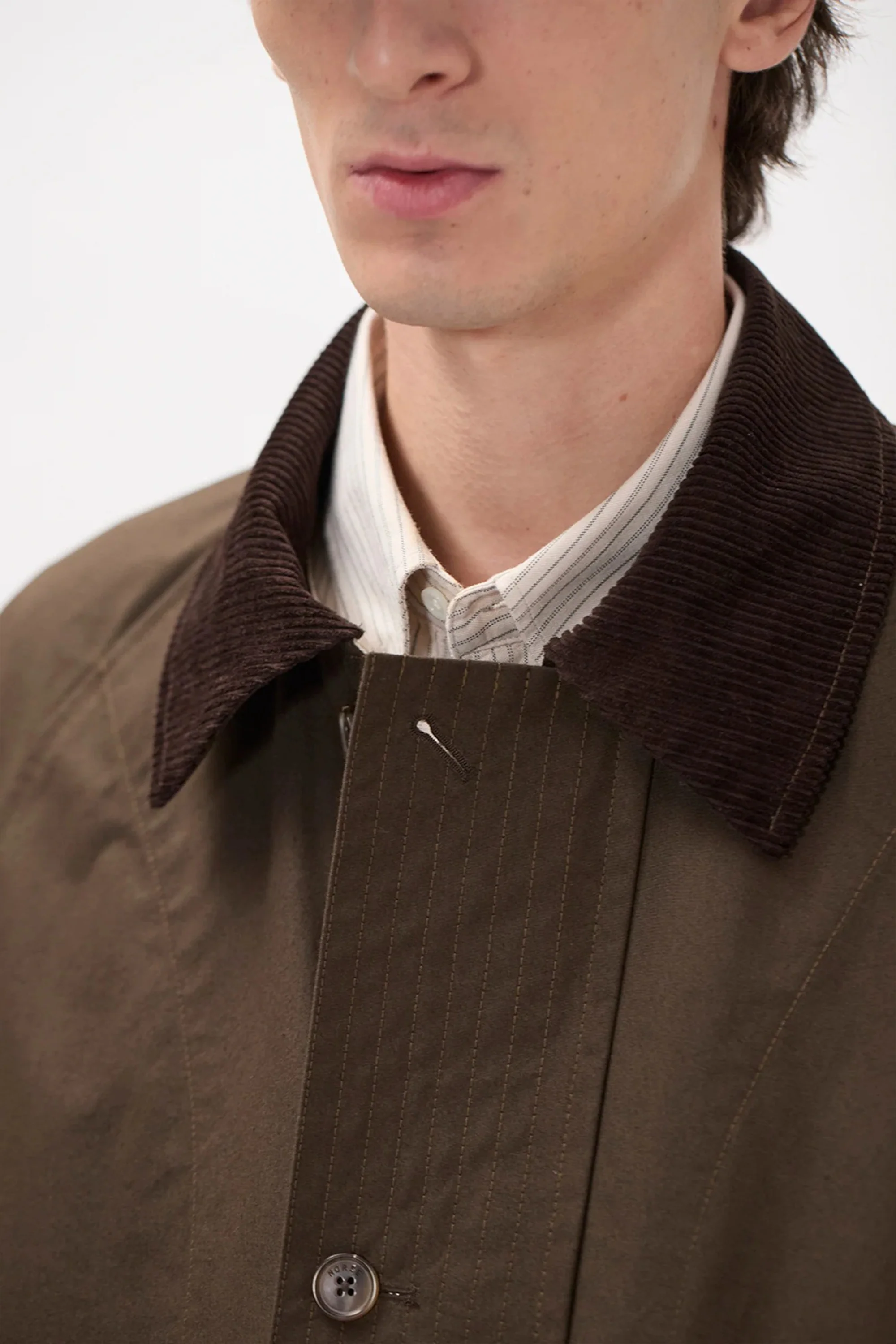 Holmen Wax Raglan Light Jacket Delicioso Brown - Image 5