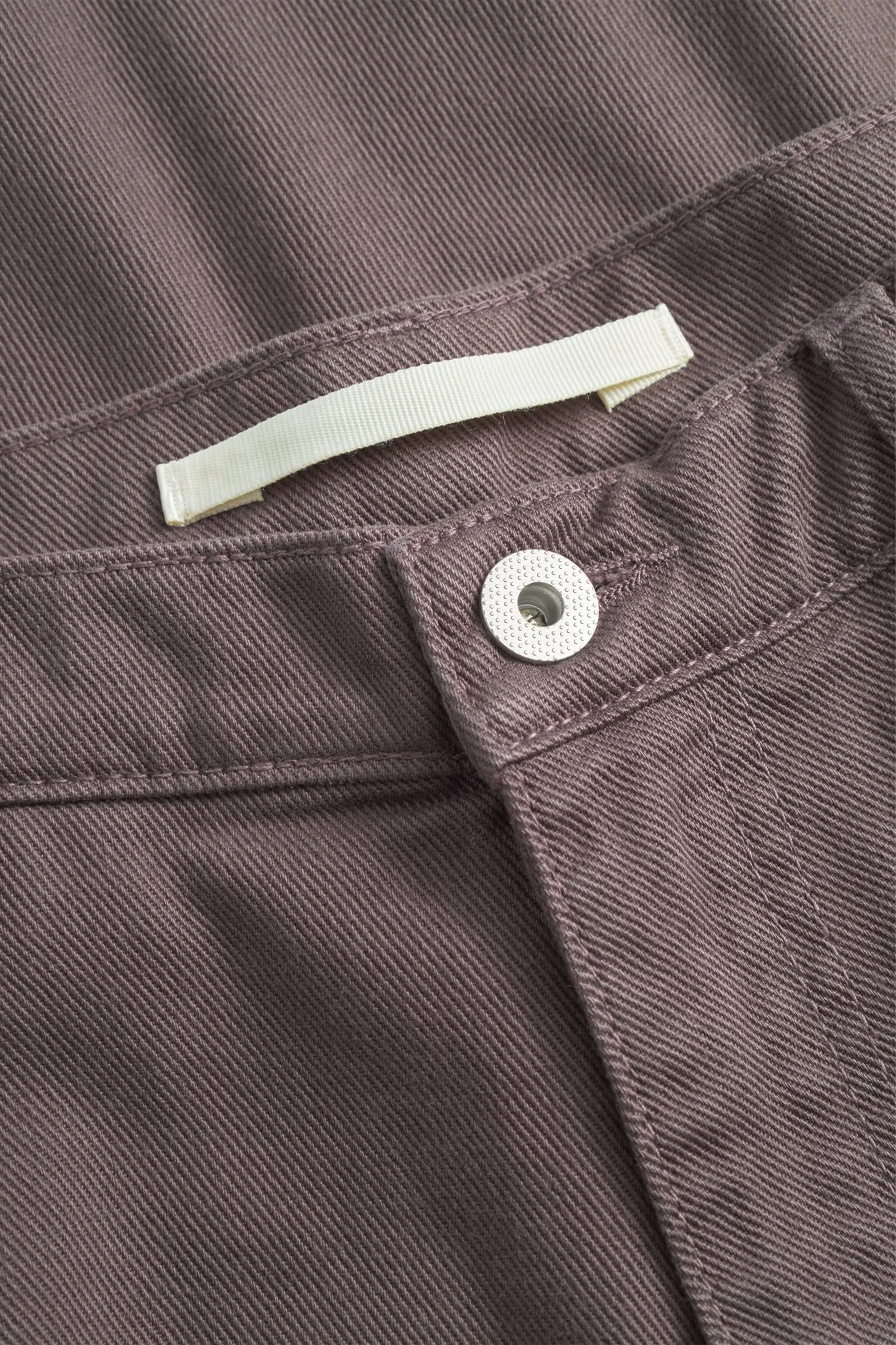 Mogens Relaxed 5 Pocket Heavy Twill Pants Seal Brown - Image 5