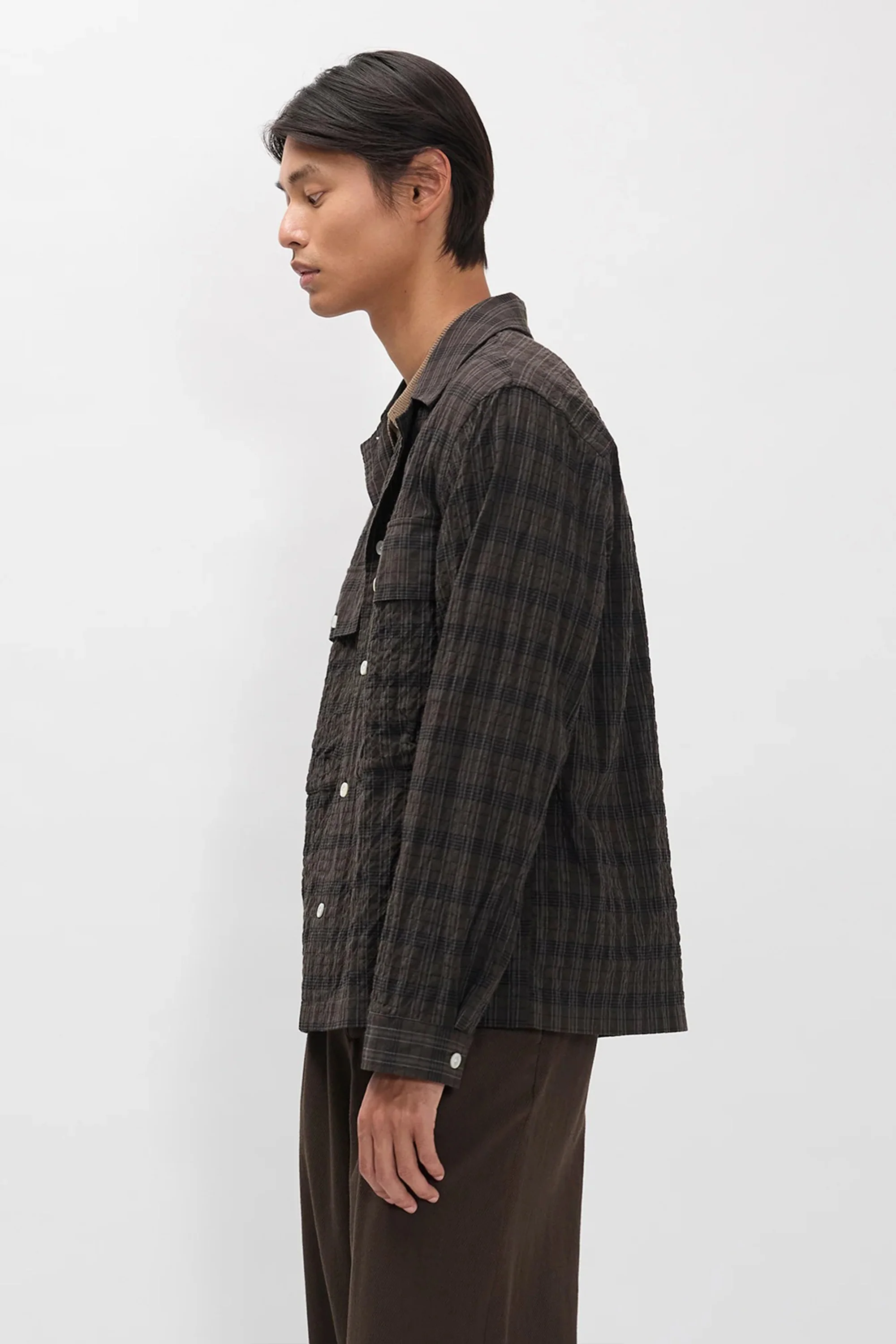 Mols Hunting Check Shirt Delicioso Brown - Image 3