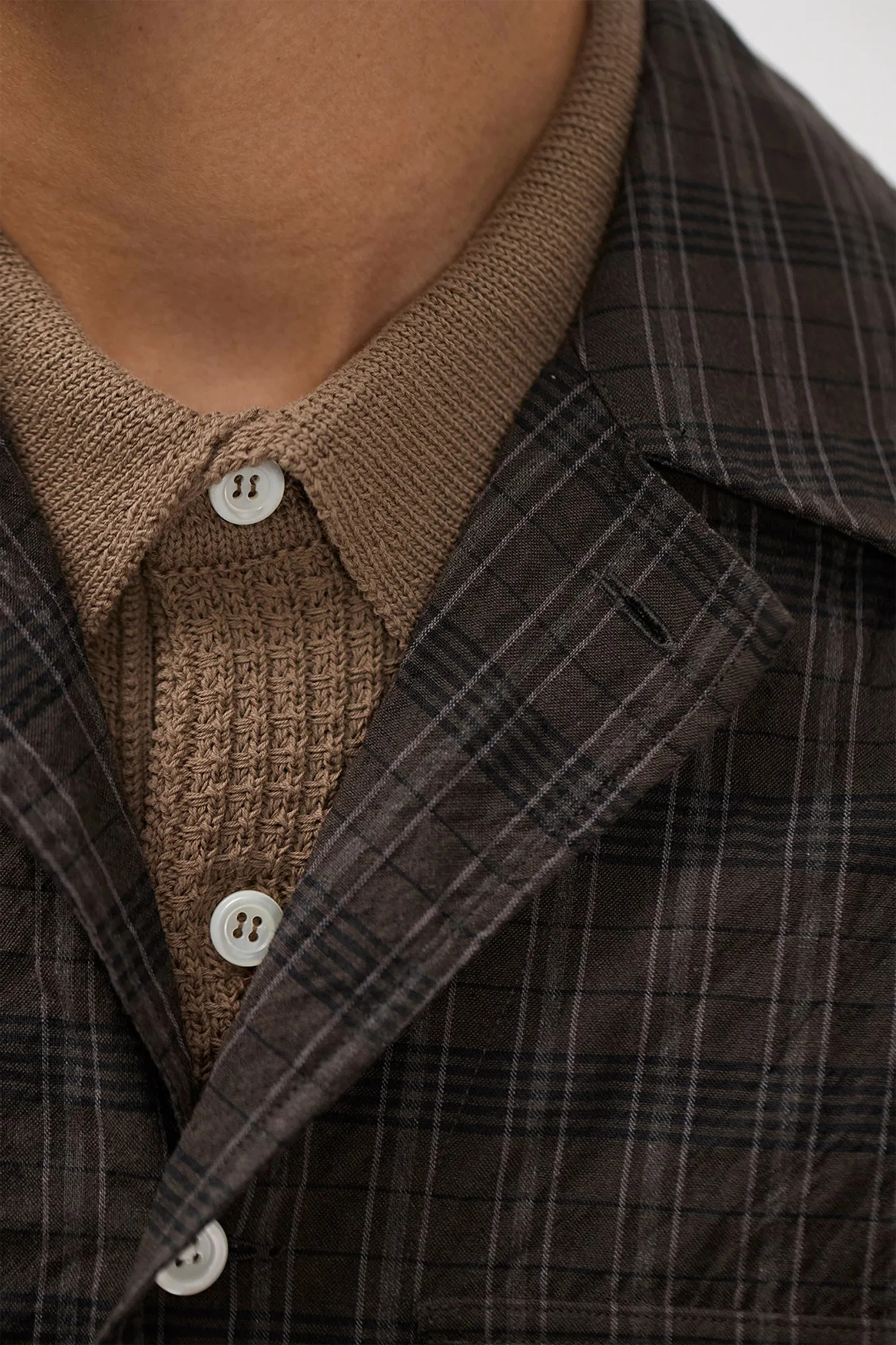 Mols Hunting Check Shirt Delicioso Brown - Image 7