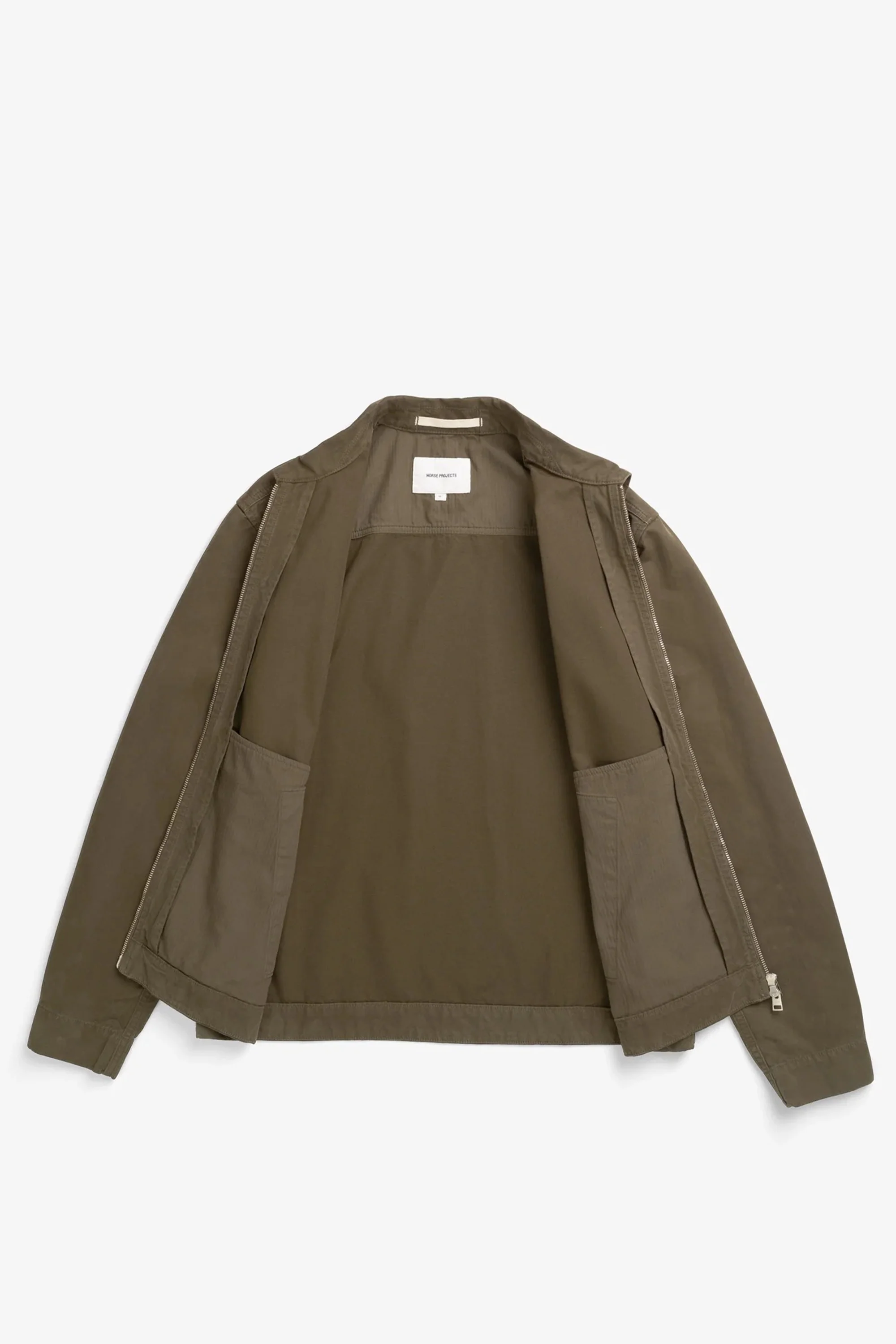 Raabjerg Canvas Jacket Olive Night - Image 10