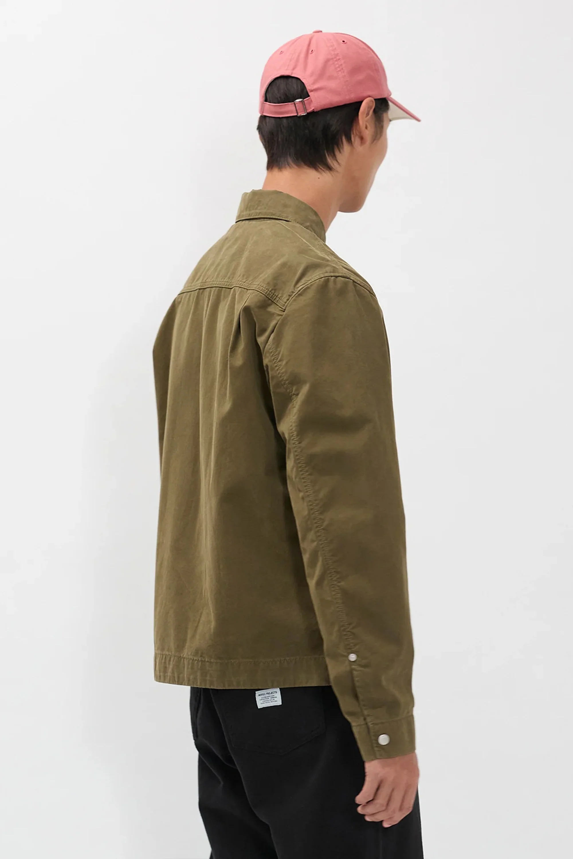 Raabjerg Canvas Jacket Olive Night - Image 3