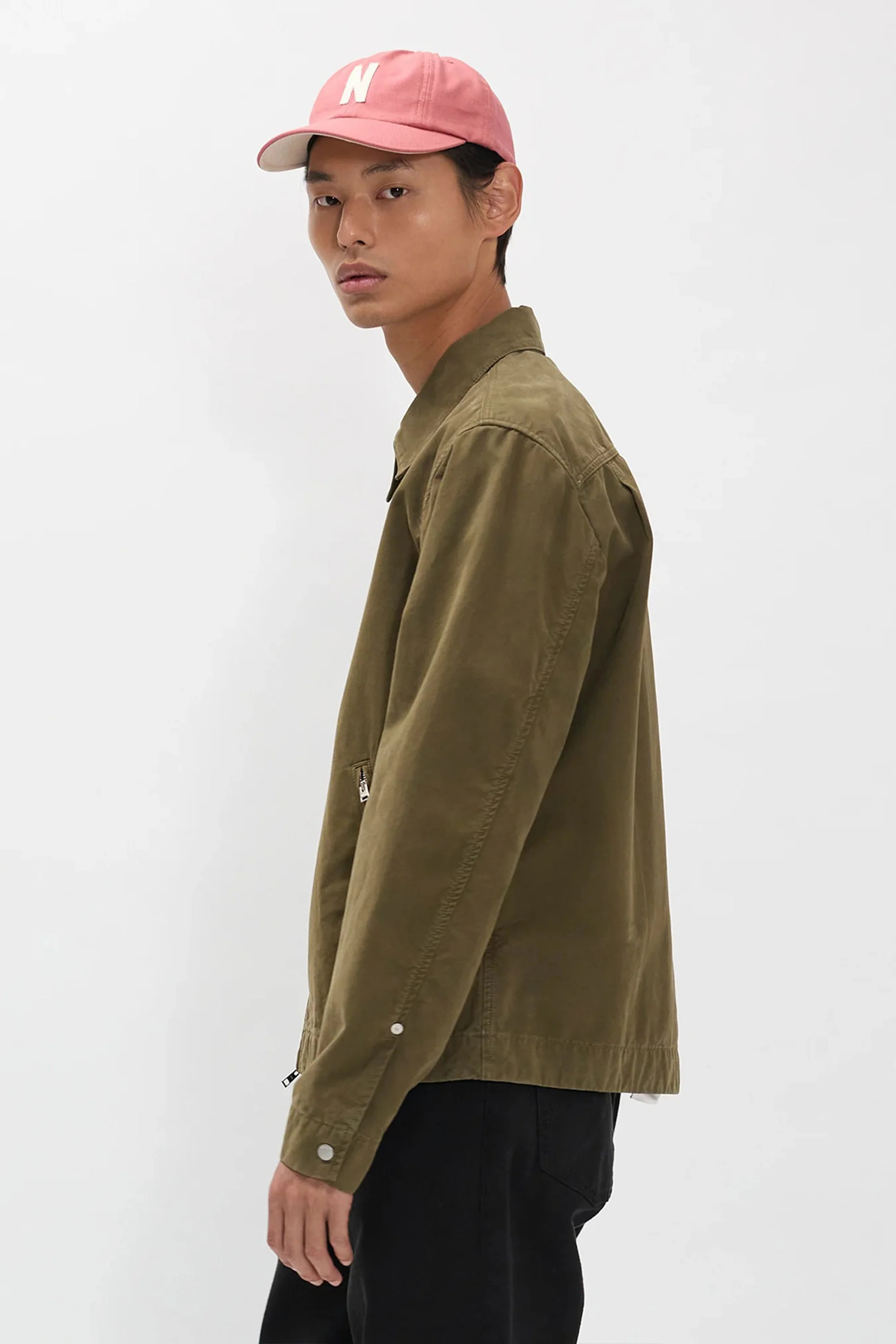 Raabjerg Canvas Jacket Olive Night - Image 4