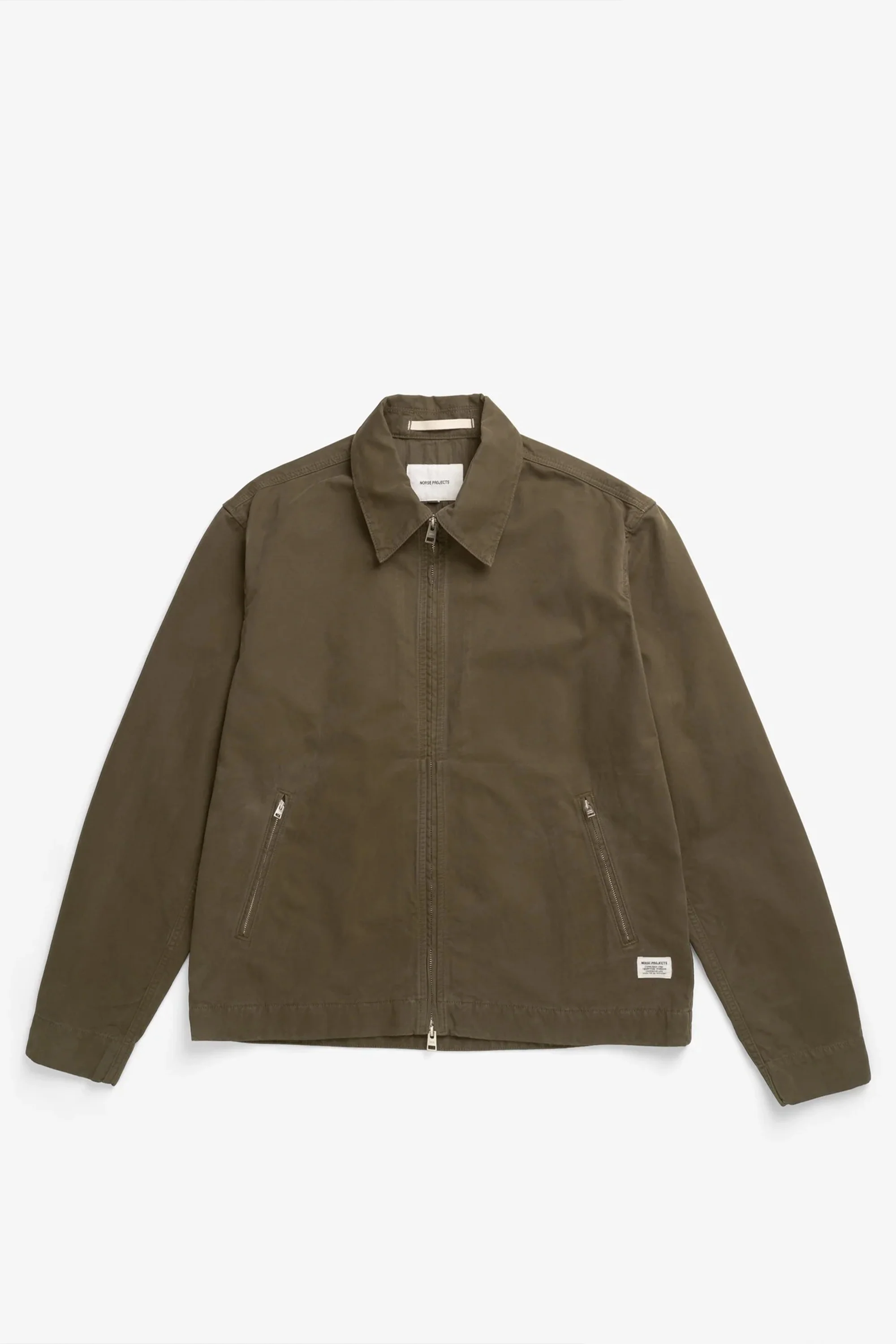Raabjerg Canvas Jacket Olive Night - Image 9