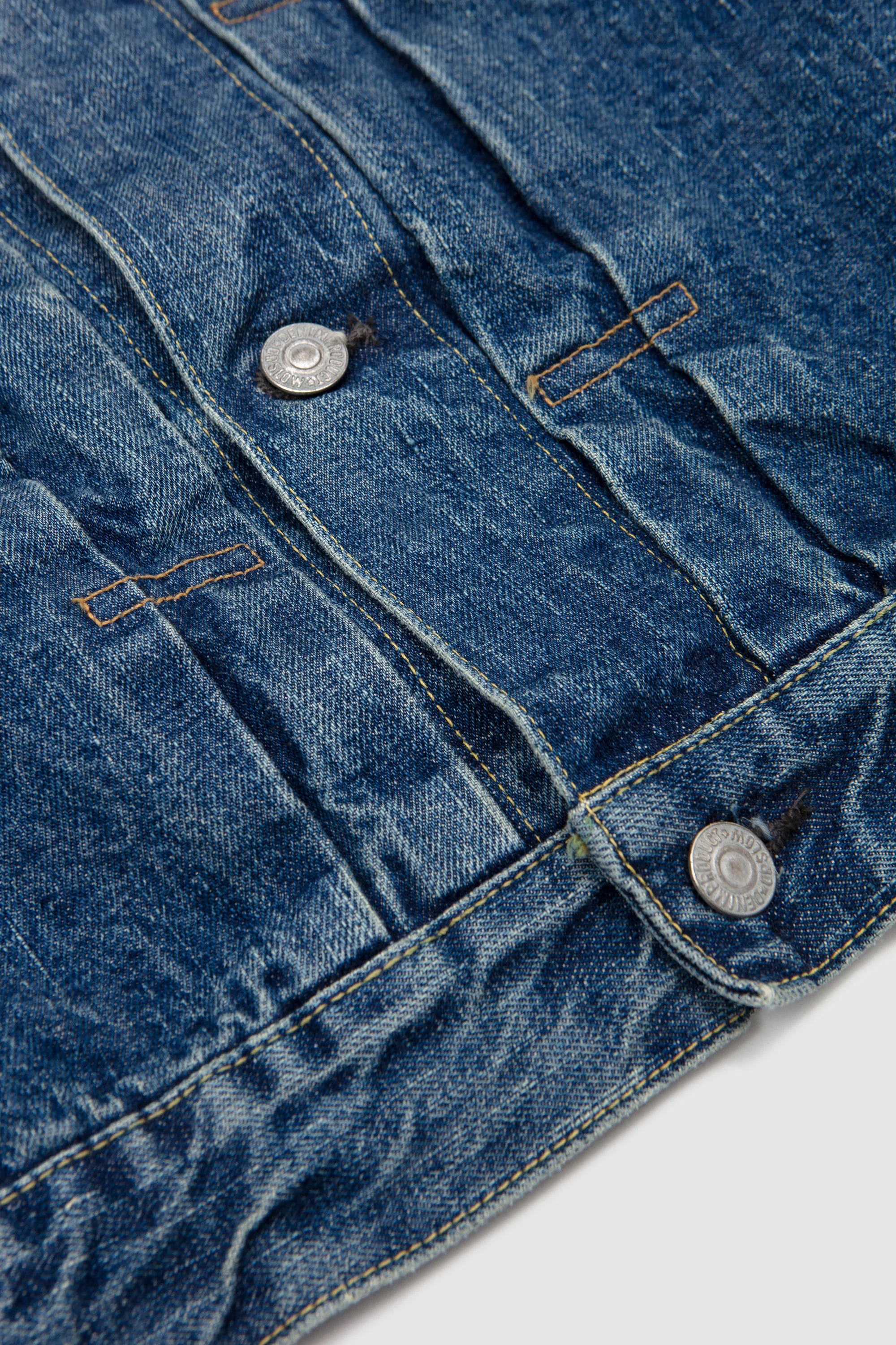 Type2 1950`s Denim Jacket 2 Year Used Wash - Image 4