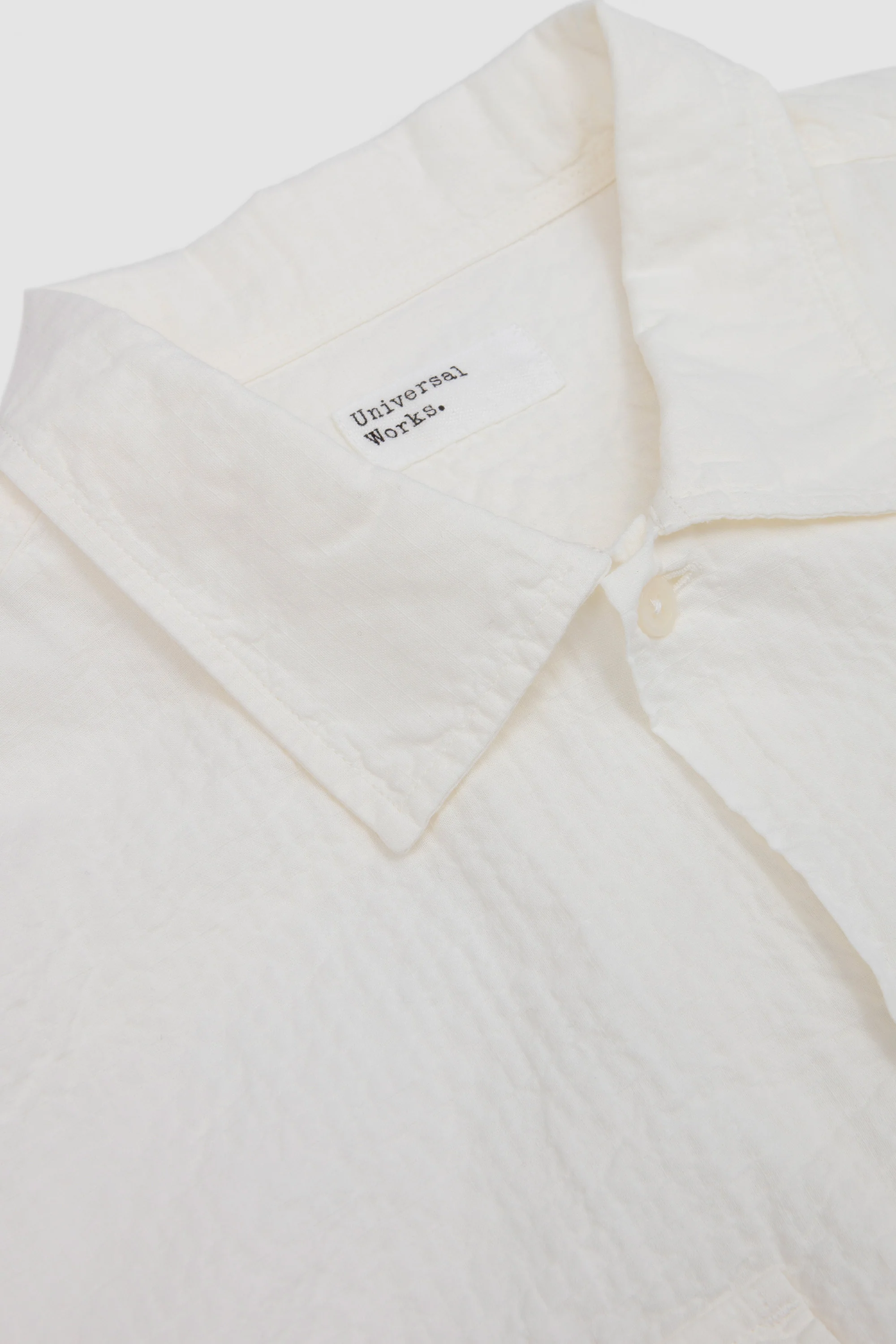 Attendant Shirt Arten Seersucker Ecru - Image 3