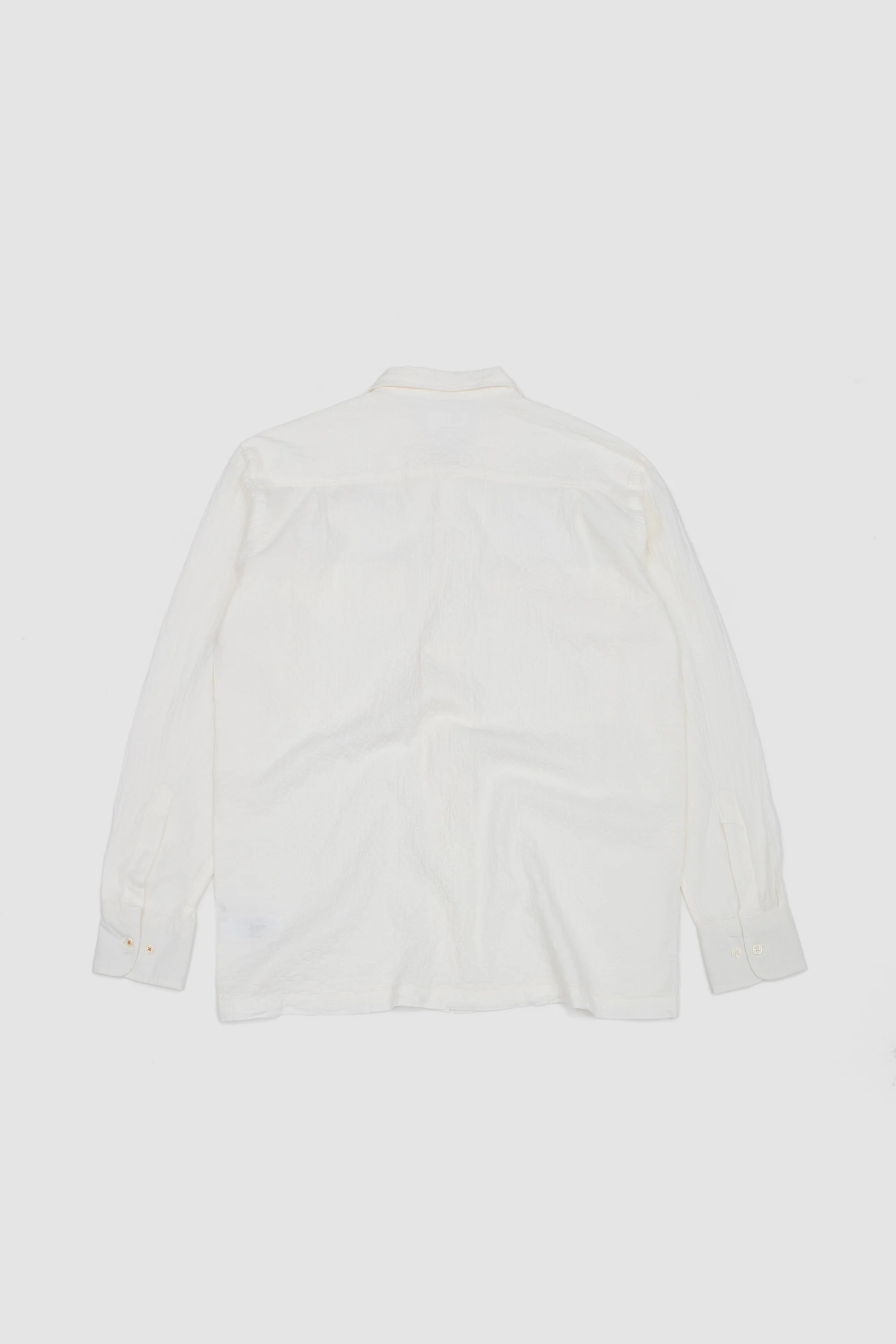 Attendant Shirt Arten Seersucker Ecru - Image 5