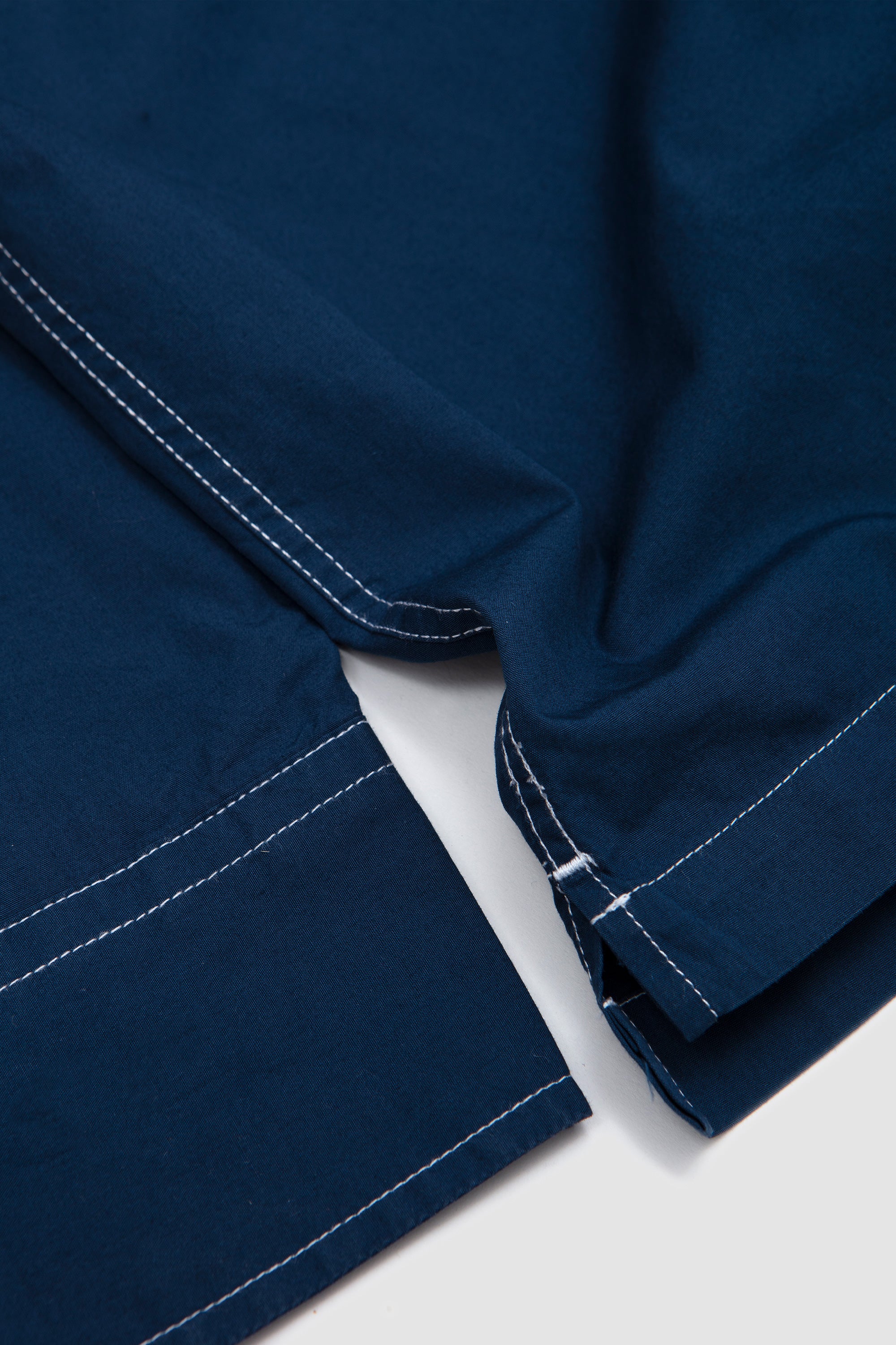 CPO Shirt Organic Fine Poplin Navy - Image 4