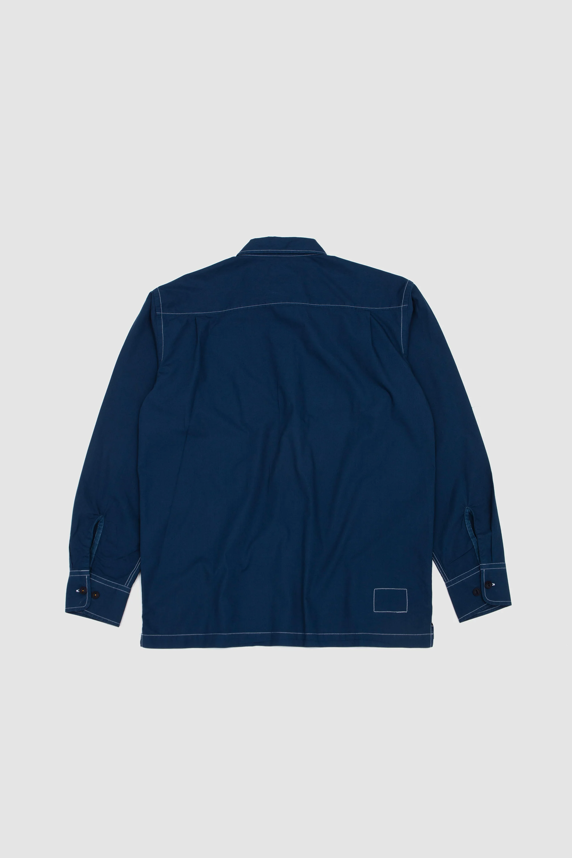 CPO Shirt Organic Fine Poplin Navy - Image 5