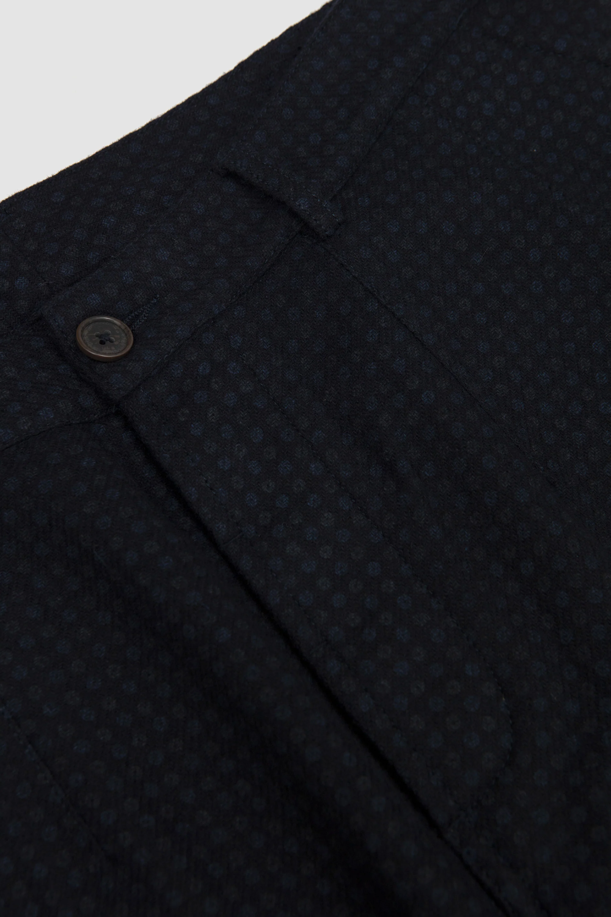 Dutch Pant Dot Print Flannel Navy - Image 3