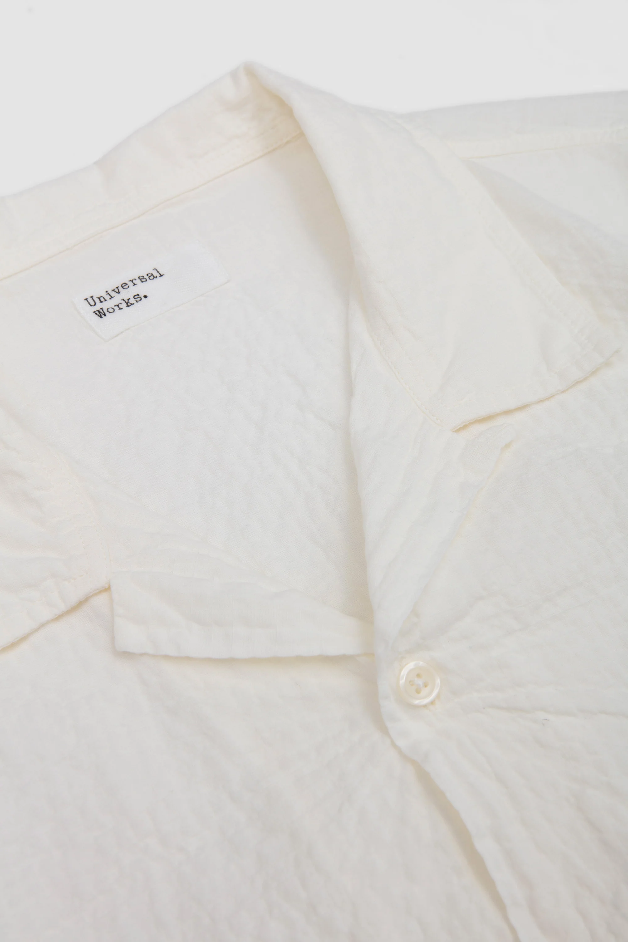 Road Shirt Arten Seersucker Ecru - Image 3